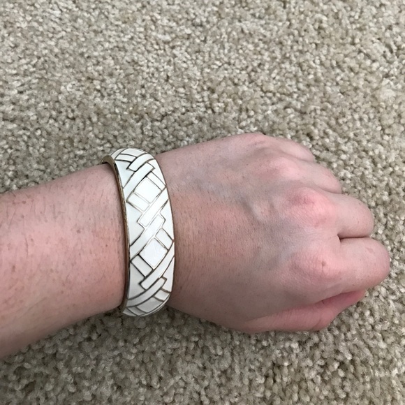 J. crew bangle cream and gold - Picture 2 of 4